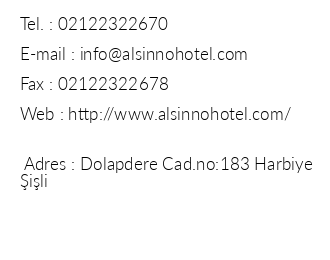Al Sinno Hotel iletiim bilgileri